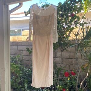 Montage Collection Elegant Cream/Peach Dress